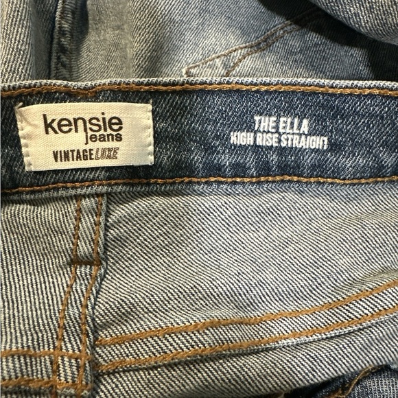 Kensie Jeans Vintage Luxe “The Ella” High Rise Straight - Picture 5 of 5